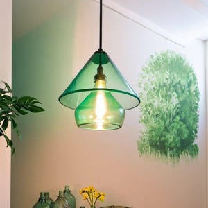 Blown glass lighting, Pendant lighting, Light Fixture, modern pendant, decorative lighting, celling lighting, kitchen island lamp, lighting.