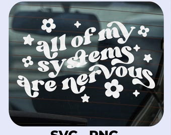 Angst Zitat SVG - Lustiges Auto Aufkleber Design (Digitaler Download)