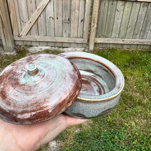 One-of-a-Kind Lidded Ceramic Trinket Box | Handmade Pottery Jewelry Box | Rustic Keepsake Container | Decorative Storage Dish | Gift for Her
