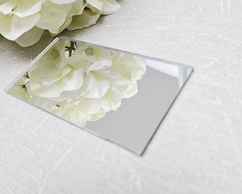 Rectangle Acrylic Silver Mirror: DIY Crafts & Dollhouse Miniatures ...