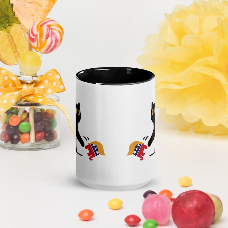 Black Cat Trump Mug