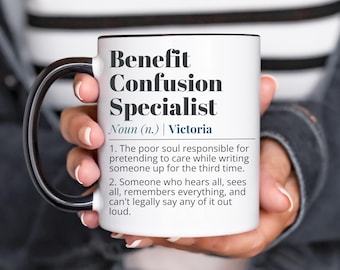Lustige Personaltasse / Benefiz Verwirrung Fachmann / sarkastische HR Kaffeetasse / Lustiges Mitarbeiter Geschenk / Geschenk für Personalwesen / HR Kaffeetasse