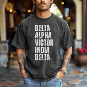 Aviation Alphabet Phonetic Custom Shirt | Personalized Name, Unique Gift Idea, Gift for a Pilot, Private Pilot License Gift, Flying Shirt