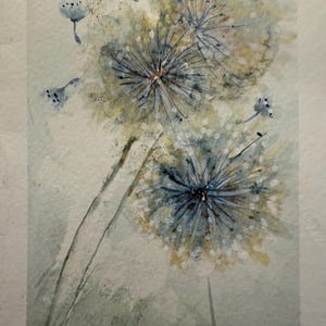 Cartões de felicitações Desenhos em aquarela inspirados na natureza