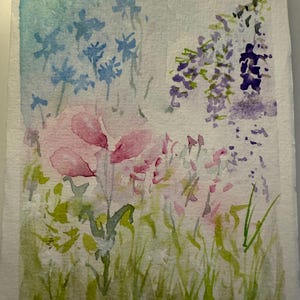 Cartões de felicitações Desenhos em aquarela inspirados na natureza