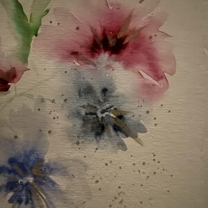 Cartões de felicitações Desenhos em aquarela inspirados na natureza