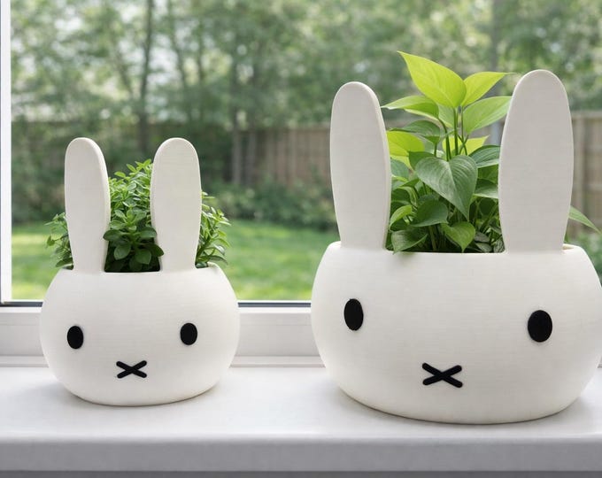 Miffy Bunny Flower Pot or Accessories Holder