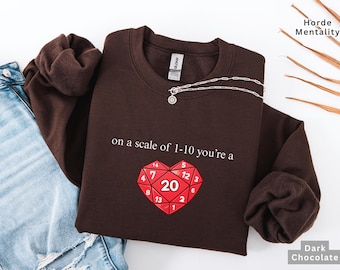 DND バレンタインデー スウェットシャツ おもしろダンジョンズ＆ドラゴンズ プレイヤー バレンタイン セーター キュート オタク RPG しゃれ スウェットシャツ カップル ガールフレンド 女性用