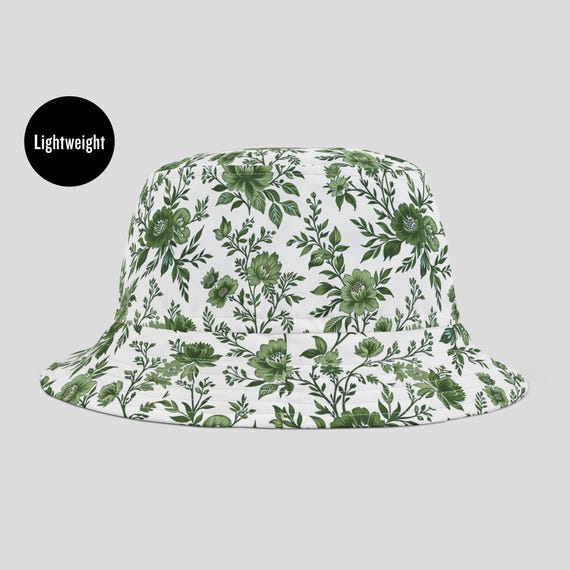 Elegant Green Floral Wide-Brim Hat 1pc elegant wide brim sun hat women leaf - Temu main image 3