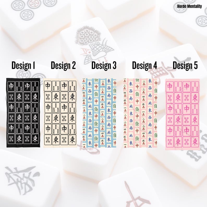Cute Mahjong Beach Towel Pink Mahjong Design Girly Mahjong Lover Gift Idea Mahjong Theme Merch Mah Jongg Fashion Trend Mahjong Tile Print Bild 3