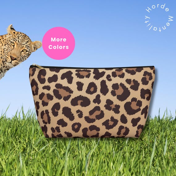 Leopard Cheetah Makeup Bag Retro Animal Print Travel Cosmetic Case Tropical Storage Gift for Girlfriend Summer Style Large Pouch Toiletry Leopard Cheetah Makeup Bag Retro Animal Print Travel Cosmetic Case Tropical Storage Gift for Girlfriend Summer Style Large Pouch Toiletry