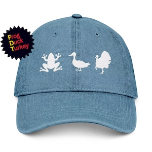 FDT Embroidered Denim Hat Subtle Anti Trump Vintage Black Cap Anti MAGA Gift Pro Democracy Bucket Hat Funny Liberal Apparel Feminist