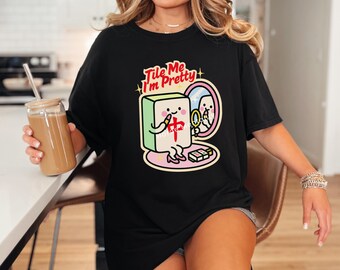 Camiseta divertida de Mahjong Comfort Colors para amantes del Mahjong, ropa de mujer, camiseta con estampado de fichas de Mahjong, linda camiseta americana para la noche de juegos de Mah-Jongg para chicas.