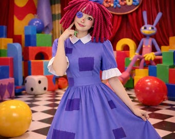 Ragatha Costume, Ragatha cosplay. Ragatha Outfit, The Amazing Digital Circus Costume, Ragatha Inspired Cosplay Dress