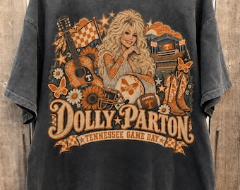 Dolly Parton Vintage Tribute Shirt, Tennessee Orange, Country Legend Memorial, Southern Music Fan Keepsake Gift, Comfort Colors Shirt