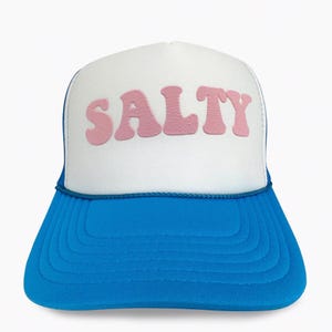 Salty Puff Print Hat, Salty Trucker Hat, Salty Caps