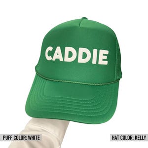 Caddie Puff Print Hats, Caddie Hat, Caddie Trucker Hats, Caddie Caps