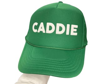 Caddie Puff Print Hats, Caddie Hat, Caddie Trucker Hats, Caddie Caps