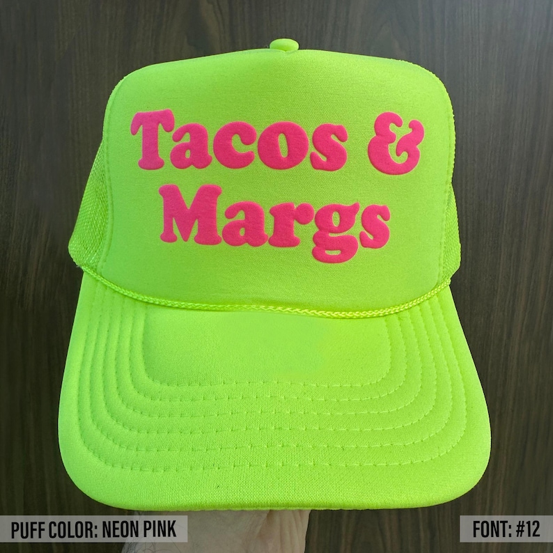 Puff Print Trucker Cap, Custom Foam Trucker Hats, Personalized Foam Trucker Hats, Custom Caps, Custom Hat, Trucker Hats, Trucker Caps image 6