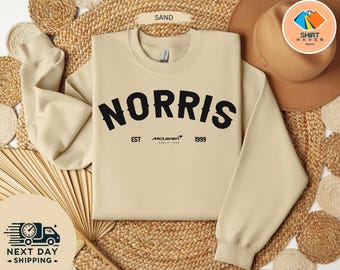 Lando Norris Formula One Sweatshirt, F1 Sweat, Lando Norris Sweat, Lando Norris F1, Norris F1 Sweat, F1 Norris, F1 Sweat Gift, Gift for Him