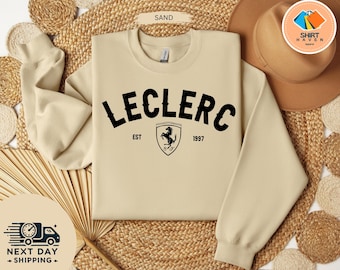 Charles Leclerc Formula One Sweatshirt, F1 Shirt, F1 Two Sides Shirt, Charles Leclerc Shirt, Charles Leclerc F1 Shirt, Charles Leclerc 16