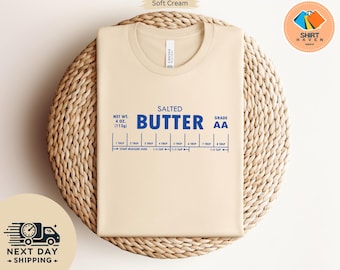 Butter T-shirt, Funny Baking shirt, Baker Gift, Butter Lover Tee, Foodie Gift,Stick of Butter Shirt, Baker Tee
