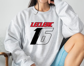 Charles Leclerc Formula One Sweatshirt, F1 Shirt, F1 Two Sides Shirt, Charles Leclerc Shirt, Charles Leclerc Sweater, Leclerc F1 Shirt, F1