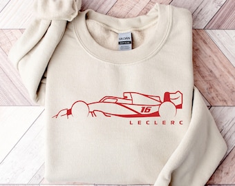 Charles Leclerc Formula One Sweatshirt, F1 Shirt, F1 Two Sides Shirt, Charles Leclerc Shirt, Charles Leclerc Sweater, Leclerc F1 Shirt, F1