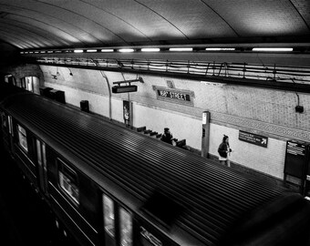 168th Subway Station - 35mm Film Photography Print, NYC Wall Art