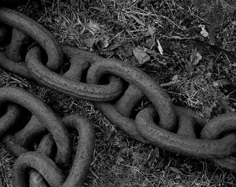 Richmond Town Chain Link, Staten Island - 35mm Film Photography Print, NYC Wall Art