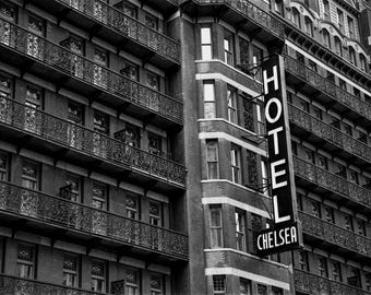 Hotel Chelsea Horizontal - 35mm Film Photography Print, NYC Wall Art