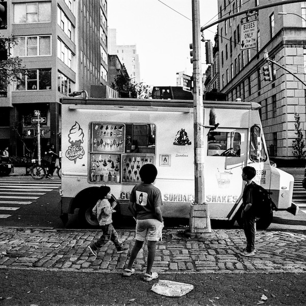 Mister Softee at Central Park - 35mm Film Photography Print, NYC Wall Art