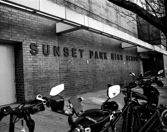 Sunset Park High School - 35mm Film Photography Print, NYC Wall Art