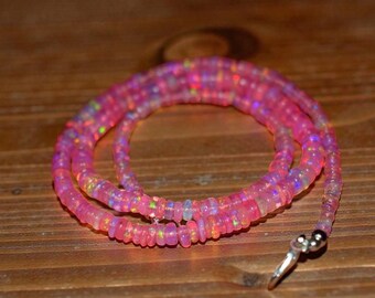 Pink Opal Beads – Natural  Gemstone Beads for Jewelry Making