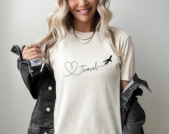 Custom Travel Shirt, Airplane Mode, Vacation, Destination Flight