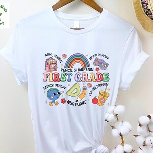 Kids Colorful First Grade Shirt, First Grade Shirt for Girls, First Day of School Shirt, First Grade Tee, Kids Shirt, First Grader Shirt
