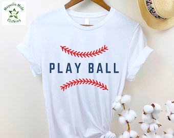 Play Ball Baseball Mom Shirt, Game Day Tee
