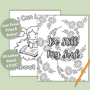 printable Easter pages on US Letter sized paper