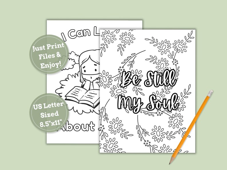 printable Easter pages on US Letter sized paper