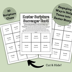 scripture clues to get teens into the Easter story