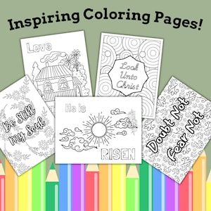 Christ-centered coloring pages