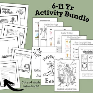 Christian Easter activities for 6 year olds to 11 year olds