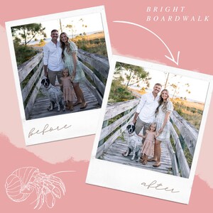 Beach Lightroom Preset “Bright Boardwalk” Sunset Ocean Bright Colorful True to Color Lightroom Classic and Mobile Preset