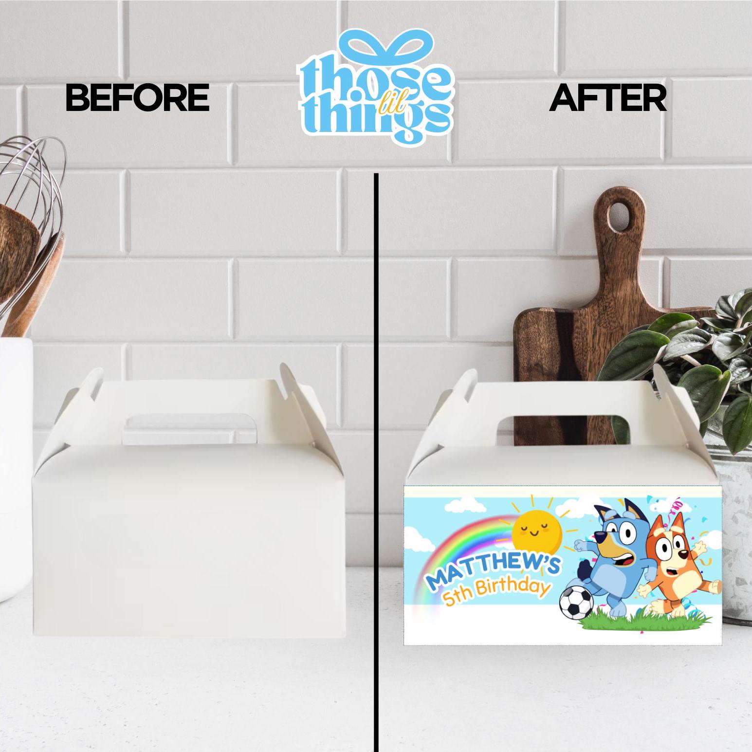 Bluey Gable Box Labels (Digital)