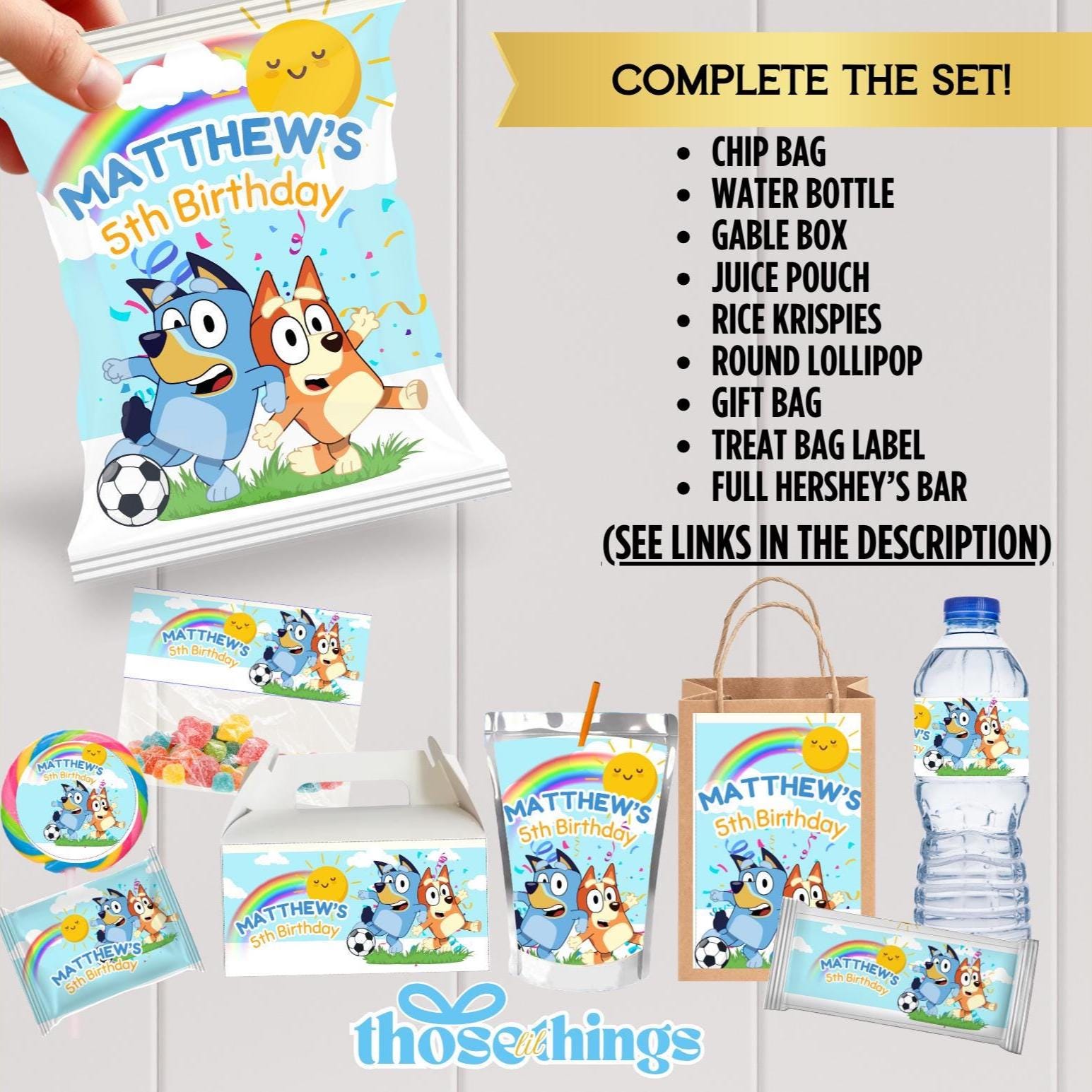 Bluey Gable Box Labels (Digital)