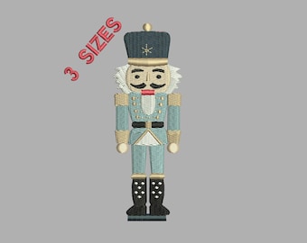 Nutcracker Soldier Machine Embroidery Design| Digital files | Christmas
