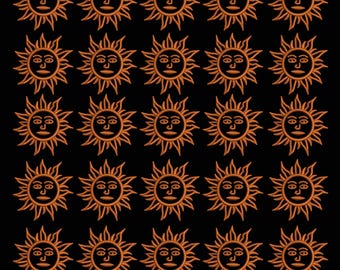 Boho Sun Face Embroidery Design – Celestial Logo (6.18x6.29) (Digital Download