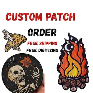 Custom Patch Order, Custom Patches, Embroidery Logo Patch, Custom Embroidered Patches, Creative Embroidery Patch, Iron on Patches