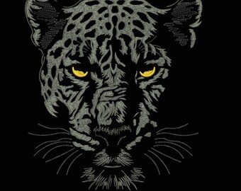 Panther Embroidery Design, Trendy Mascot (Digital Download)