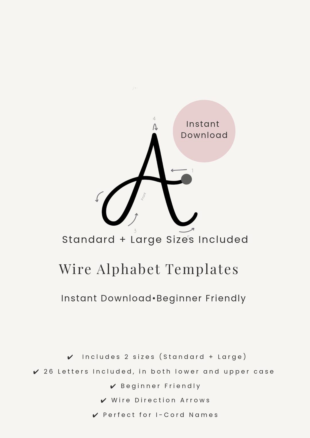 Microcord Lettering Alphabet Wire Templates | I-cord Letter Patterns, Name Signs, Wire Art ...